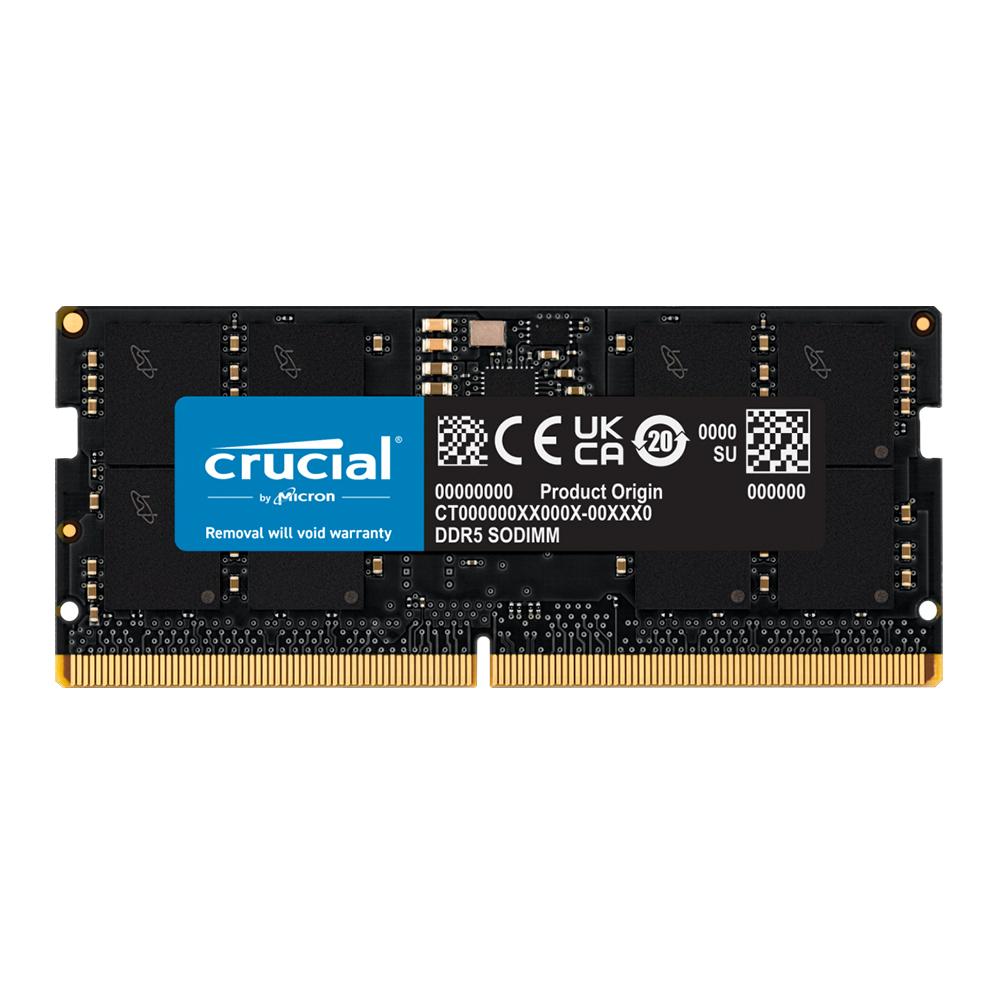 رم لپ تاپ DDR5 تک کاناله 4800 مگاهرتز CL40 کروشیال مدل CB16G48C40S5 ظرفیت 16 گیگابایت